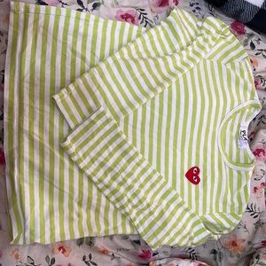 Comme de garçon play t shirt